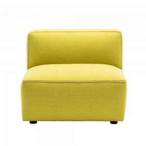 Moderno Sofá Dado Andreu World. Diseño tapizado fijo para salones.