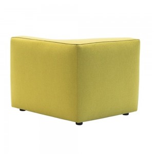 Elegante Sofá Dado Esquinero Curvo Andreu World. Diseño contemporáneo.