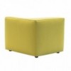 Elegante Sofá Dado Esquinero Curvo Andreu World. Diseño contemporáneo.