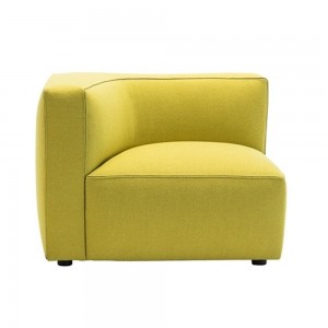 Elegante Sofá Dado Esquinero Curvo Andreu World. Diseño contemporáneo.