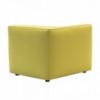 Elegante Sofá Dado Esquinero Curvo Andreu World. Diseño contemporáneo.