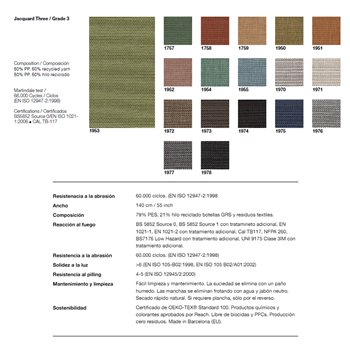Práctico módulo de sofa puf Dado Andreu World. Diseño complementario modernos.
