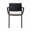 Sillón Apilable Duos SO-2755 Andreu World. Diseño ideal para interiores.