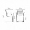 Sillón Flex SO-1635 Andreu World. Diseño práctico ideal para interior.