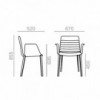 Sillón Flex SO-1613 Andreu World. Diseño práctico ideal para interior.