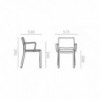 Sillón Apilable Duos SO-2751 Andreu World. Diseño ideal para interiores.