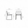 Silla Flex SI-1300 Andreu World. Diseño práctico ideal para interior.
