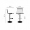Taburete Flex Regulable BQ-1327 Andreu World. Diseño ideal interior.