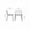 Silla Flex SI-1314 Andreu World. Diseño práctico ideal para interior.
