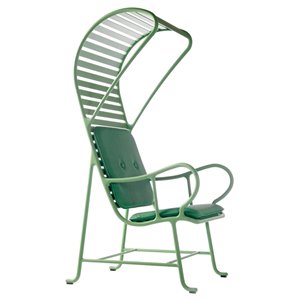 Sillón moderno Gardenias con pérgola Outdoor para terraza de BD Barcelona.