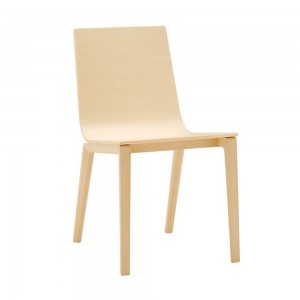 Silla Lineal SI-0760 Andreu World. Sillas de diseño moderno en madera.