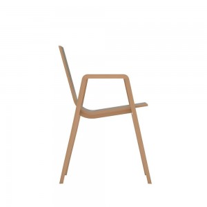 Silla Lineal SI-0760 Andreu World. Sillas de diseño moderno en madera.