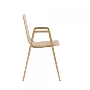 Silla Lineal SI-0760 Andreu World. Sillas de diseño moderno en madera.