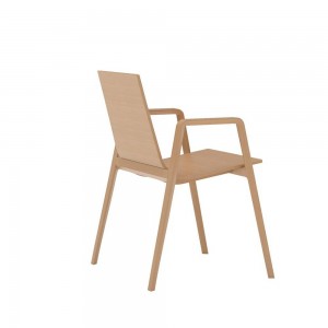 Silla Lineal SI-0760 Andreu World. Sillas de diseño moderno en madera.