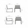 Butaca Lineal comfort BU-0597 Andreu World. Diseño ideal para oficinas.