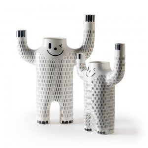 Jarrones Happy Yeti de BD Barcelona. Complementos decoración modernos