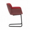 Sillón Nuez SO-2771 Andreu World. Diseño Envolvente con base en acero.