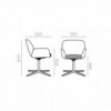 Sillón Nuez SO-2772 Andreu World. Diseño con base central giratoria.
