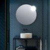 Espejo con luz Circ A-3706/3704 Estiluz. Lámparas de pared con espejo anti vaho y LED.