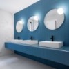 Espejo con luz Circ A-3706/3704 Estiluz. Lámparas de pared con espejo anti vaho y LED.