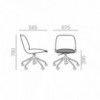 Silla Nuez SI 2741 Andreu World. Diseño moderno ideal para interiores.
