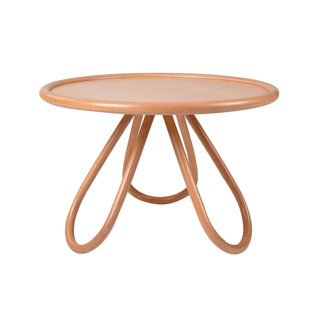 Mesa Auxiliar Arch Madera de GTV Thonet Vienna. Mesitas para salón de diseño.