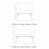 Mesa comedor Arch de GTV Thonet Vienna