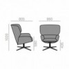 Butaca Nuez Andreu World. Diseño moderno y elegante ideal para contract.