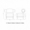 Butaca Chignon de GTV Thonet Vienna. Butacas de diseño moderno para salón.