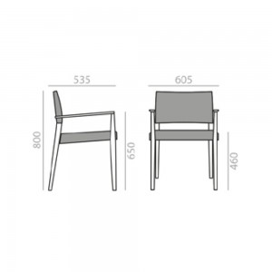 Sillón Valeria Andreu World. Diseño de mueble moderno y contemporaneo.