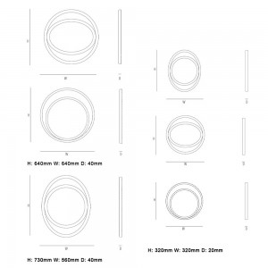 Espejo Eyeshine para GTV Thonet Vienna. Espejos para pared moderno.