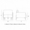 Sillón Jannis de GTV Thonet Vienna. Sillones, butacas y sillas para salón.