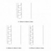Escultura decorativa Ladder de GTV Thonet Vienna. Escalera perchero de diseño.