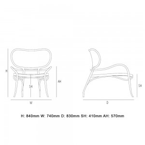 Sillón Lehnstuhl de GTV Thonet Vienna. Sillones, butacas y sillas para salón.