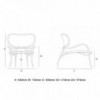 Sillón Lehnstuhl de GTV Thonet Vienna. Sillones, butacas y sillas para salón.