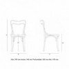Silla Loos Café Museum de GTV Thonet Vienna. Sillas modernas para salón.