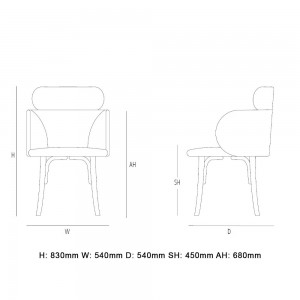 Sillón Malit de GTV Thonet Vienna. Sillones, butacas y sillas para salón.