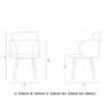 Sillón Malit de GTV Thonet Vienna. Sillones, butacas y sillas para salón.