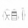 Silla plegable Brisa Andreu World. Sillas ideales para exteriores.