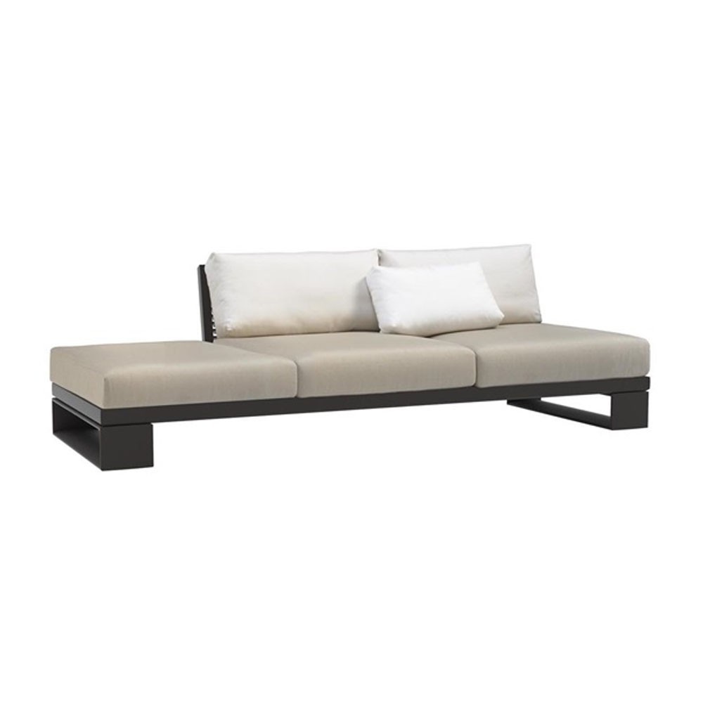 Sofá 3 plazas + Ch. Longue Landscape de Andreu World ideal para exterior.