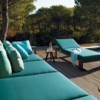 Sofá 3 plazas + Ch. Longue Landscape de Andreu World ideal para exterior.