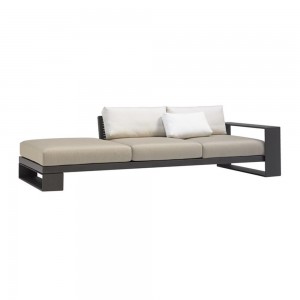 Sofá 3 plazas + Ch. Longue Landscape de Andreu World ideal para exterior.
