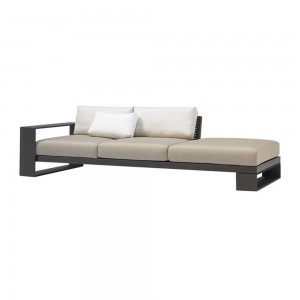 Sofá 3 plazas + Ch. Longue Landscape de Andreu World ideal para exterior.