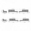 Sofá 3 plazas + Ch. Longue Landscape de Andreu World ideal para exterior.