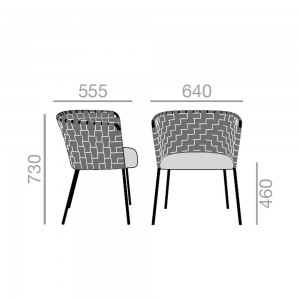 Sillón Marina Andreu World. Sillas de diseño ideales para exteriores.