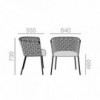 Sillón Marina Andreu World. Sillas de diseño ideales para exteriores.