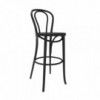 Taburete N.18 de madera diseño de mediados de XIX GTV Thonet Vienna.