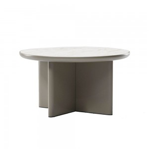 Mesa Comedor Ø135 exterior base de aluminio, colección Cala de Kettal.