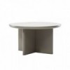 Mesa Comedor Ø135 exterior base de aluminio, colección Cala de Kettal.