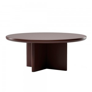 Mesa Comedor Ø180 exterior con base de aluminio, colección Cala de Kettal.